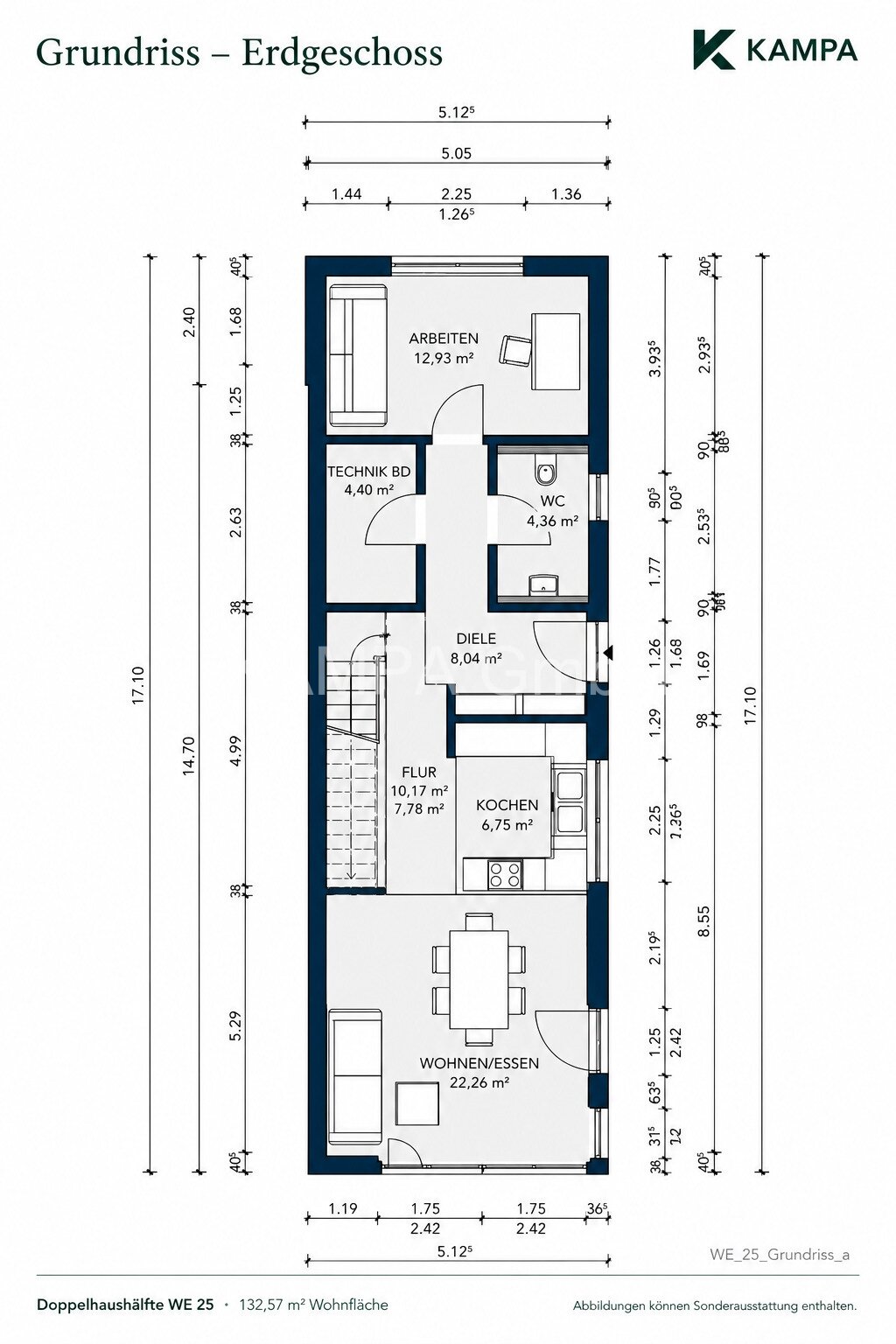 Exklusive Doppelhaushälfte in Südausrichtung | KfW 40 | PV & Speicher | Berlin vor der Tür