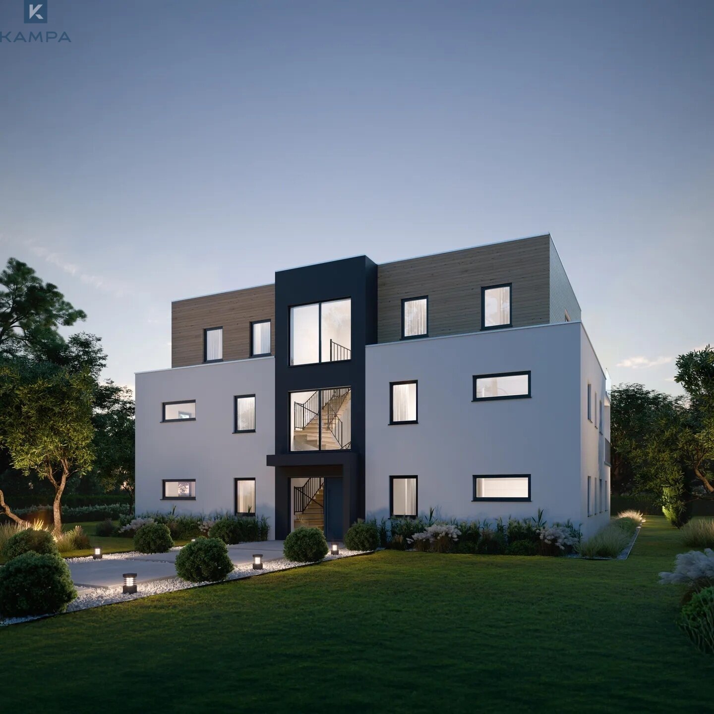 Modernes Wohnen an der Saar in stilvoller Architektur