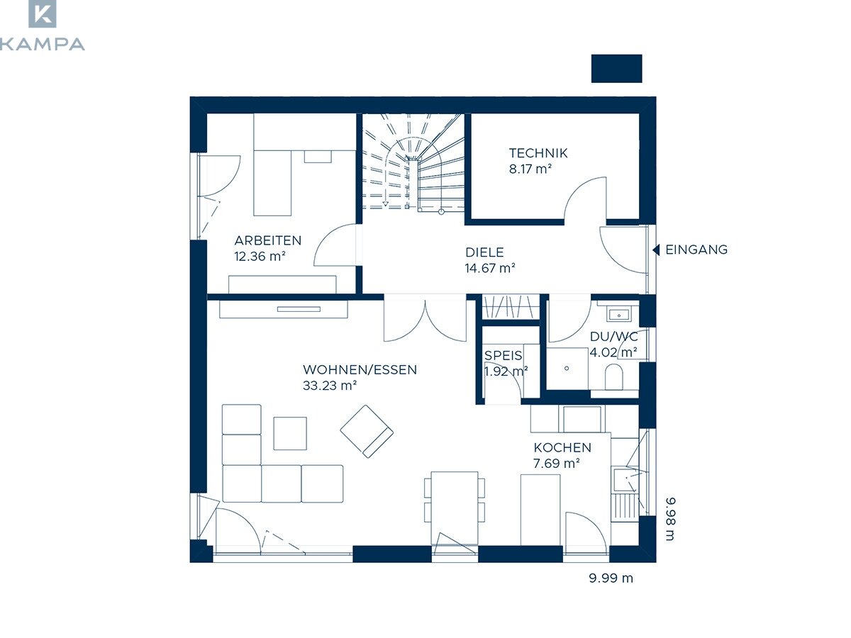 Großzügiges Familienhaus mit Homeoffice und Elternbereich