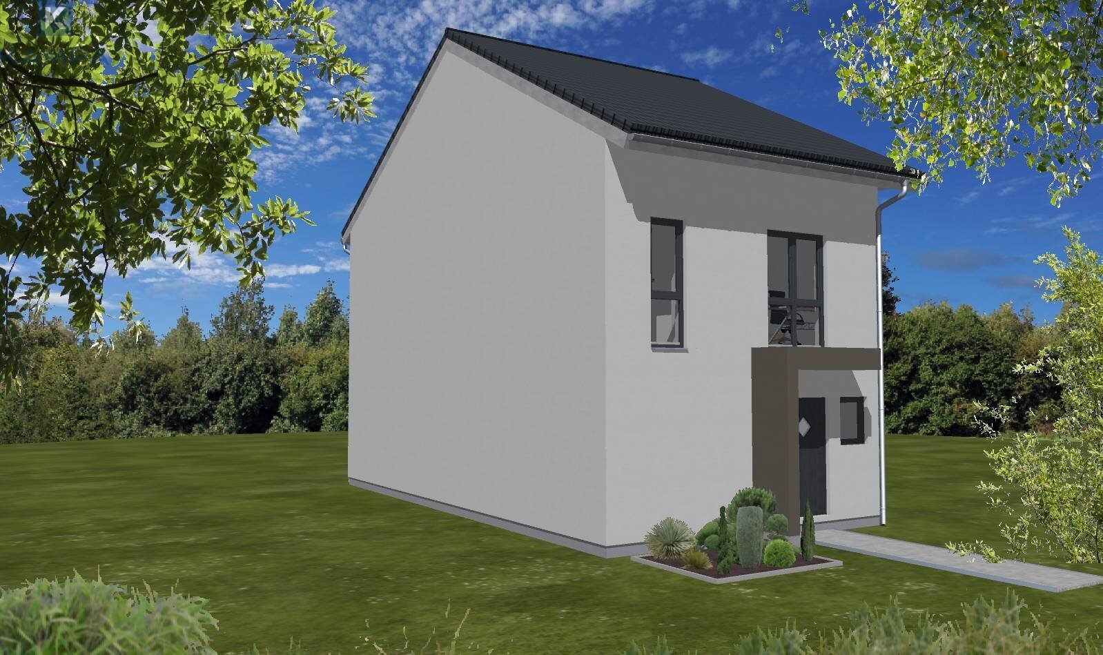 Zeitgemäße KAMPA-Doppelhaushälfte mit ca. 151 m² und ausgebautem Dachstudio