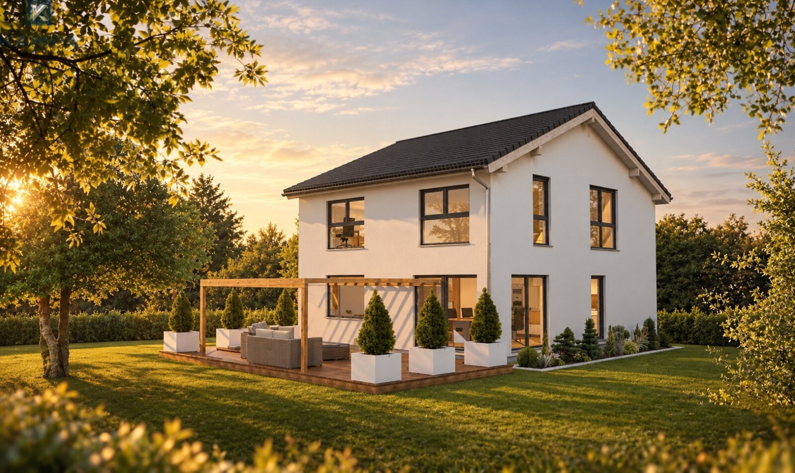 KAMPA Lanos 146 – Zeitgemäßes Familienhaus mit Satteldach und durchdachtem Raumkonzept