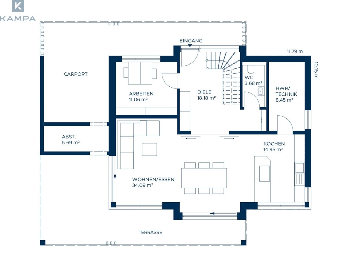 Concept 2 Grundriss EG Concept 2 Grundriss EG